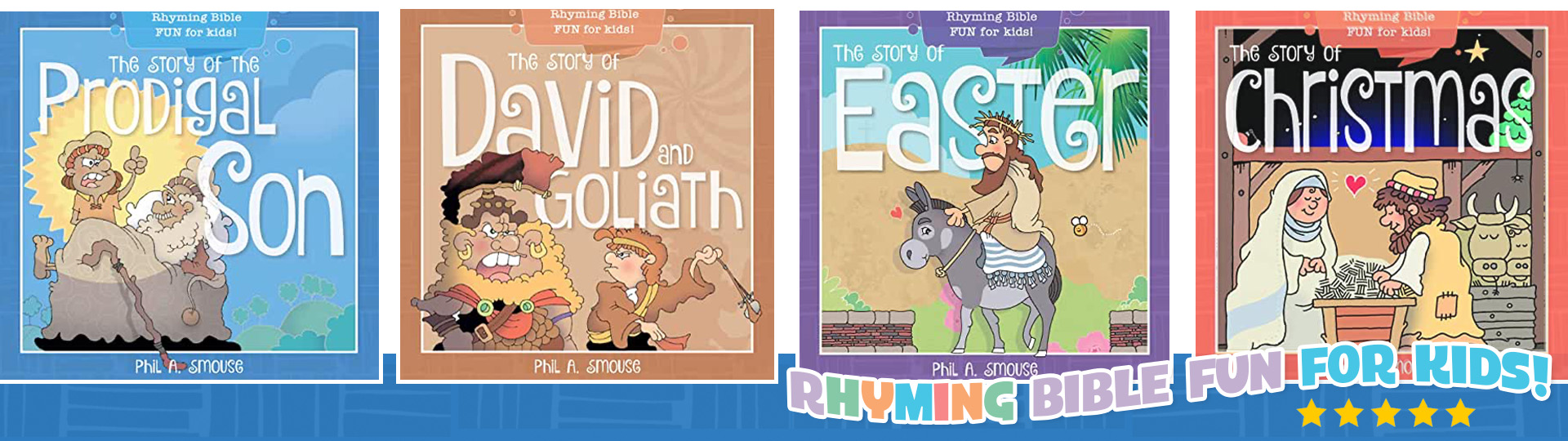 Single-Story picture books from My Big Book of Bible Stories - Phil A. Smouse